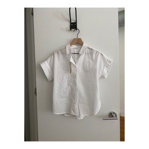 Uniqlo Soft Collared Short Sleeved Cotton Shirt